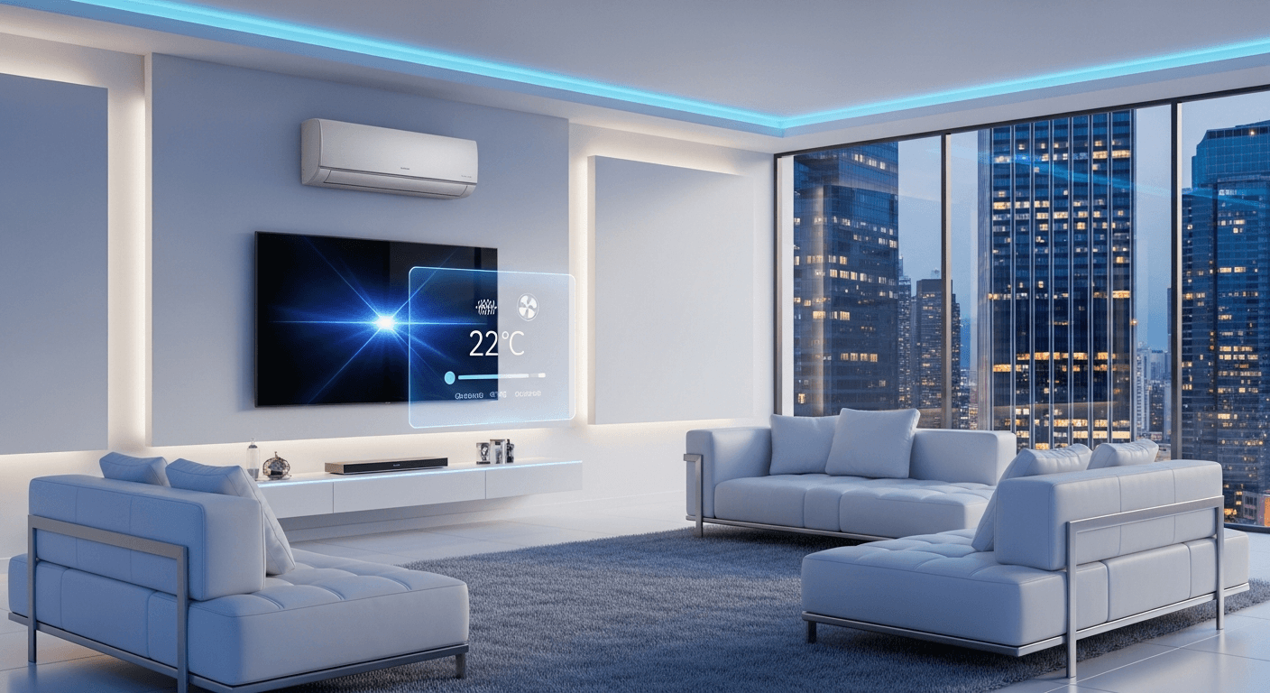 Futuristic sustainable smart home